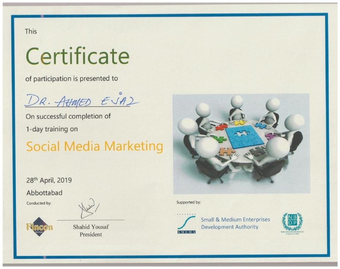 Social Media Marketing, Abbottabad, April 2019